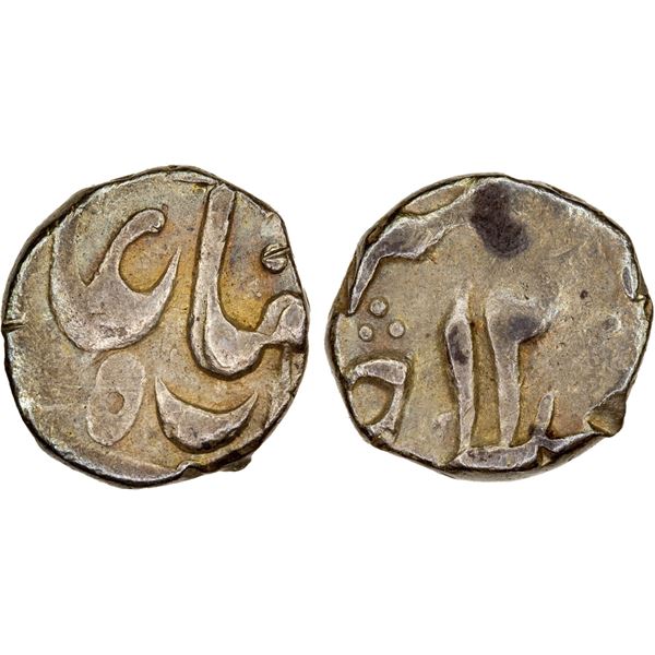 BENGAL PRESIDENCY: AR 1/8 rupee (1.43g), Murshidabad, year 12, VF