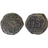 Image 1 : MADRAS PRESIDENCY: AE cash (1.18g), 1739, VF