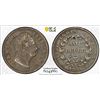 Image 1 : BRITISH INDIA: William IV, 1830-1837, AR 1/2 rupee, 1835(c), PCGS VF details