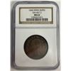 Image 2 : BRITISH INDIA: Victoria, Queen, 1837-1876, AR rupee, 1840(b), NGC MS62