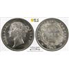 Image 1 : BRITISH INDIA: Victoria, Queen, 1837-1876, AR rupee, 1840(b&c), PCGS MS63