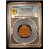 Image 2 : BRITISH INDIA: George V, 1910-1936, AE 1/2 pice, 1921(c), PCGS MS65 RD