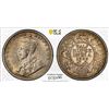 Image 1 : BRITISH INDIA: George V, 1910-1936, AR 1/2 rupee, 1923(b), PCGS MS62