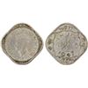Image 1 : BRITISH INDIA: George VI, 1937-1947, 1/2 anna, 1947(b), Choice AU