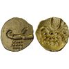 Image 1 : DUTCH INDIA: Cochin, AV fanam (0.39g), ND (ca. 1795-1850), AU