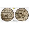 Image 1 : FRENCH INDIA: AR rupee (11.44g), Arkat, year 3 (1750), PCGS MS63