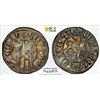 Image 1 : ARMENIA: Hetoum I, 1226-1270, AR tram (2.87g), ND (1226-70), PCGS AU58