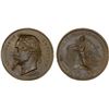 Image 1 : FRANCE: Napoleon III, 1852-1870, AE medal (61.15g), 1867, XF-AU