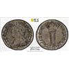Image 1 : GREAT BRITAIN: George II, 1727-1760, AR penny, 1743, PCGS MS63
