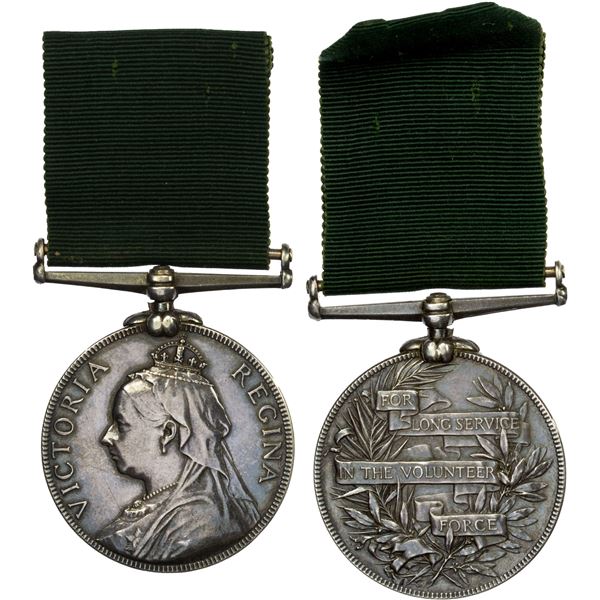 GREAT BRITAIN: Victoria, 1837-1901, AR medal, XF