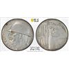 Image 1 : ITALY: Vittorio Emanuele III, 1900-1946, AR 20 lire, 1928-R year VI, PCGS AU details