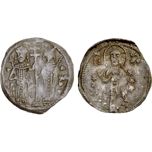 SERBIA: Stefan Uros V 'the Weak', as tsar, 1355-1371, AR dinar (1.15g), Choice VF