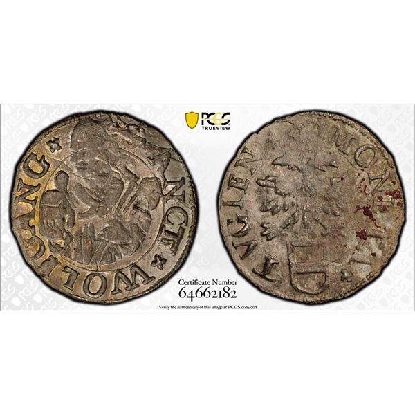 SWITZERLAND: ZUG: AR schilling, ND (1597-99), PCGS AU details