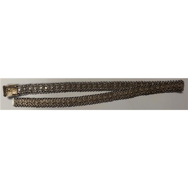 AFRICA: silver belt (240.68g), early 20th century, XF