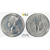 Image 1 : FRENCH EQUATORIAL AFRICA: 1 franc, 1948, PCGS Specimen 63