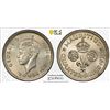 Image 1 : MAURITIUS: George VI, 1936-1952, AR 1/4 rupee, 1938, PCGS MS62
