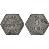 Image 1 : RÉUNION: French Colony, 5 centimes, 1920, AU