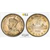 Image 1 : CANADA: George V, 1910-1936, AR dollar, 1935, PCGS AU58