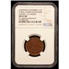 Image 2 : COLOMBIA: Republic, AE 1/2 fuerte (1/2 silver peso), ND (ca. 1920?), NGC MS63 RB