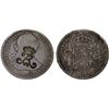 Image 1 : DANISH WEST INDIES: Fantasy Countermarks, AR 2 reales, ND, VF