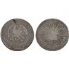 Image 1 : MEXICO: Republic, AR 8 reales (25.28g), 1849-Do, VG-F