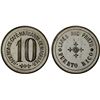 Image 1 : PUERTO RICO: 10 (almudes) token (5.05g), ND (ca. 1900?), Choice UNC