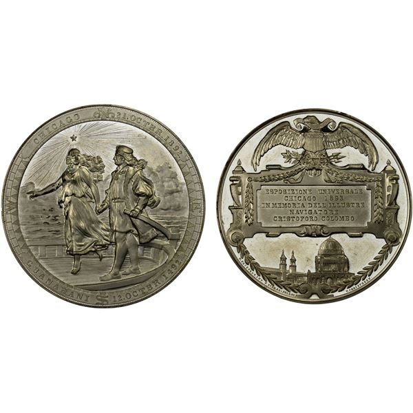 UNITED STATES: medal (87.92g), 1893, Proof