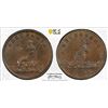 Image 1 : AUSTRALIA: AE 1/2 penny token, ND (1854), PCGS MS62 BN