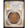 Image 2 : NEW ZEALAND: AE penny token, ND (1857), PCGS UNC details