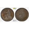 Image 1 : NEW ZEALAND: AE penny token, 1862, PCGS AU58