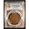 Image 2 : NEW ZEALAND: AE penny token, 1881, PCGS MS62 BN