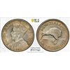 Image 1 : NEW ZEALAND: George V, 1910-1936, AR florin, 1935, PCGS MS63
