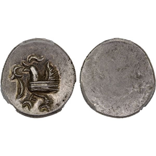 CAMBODIA: Ang Duong, 1840-1860, AR 2 pe, ND (1847-60), PCGS MS62