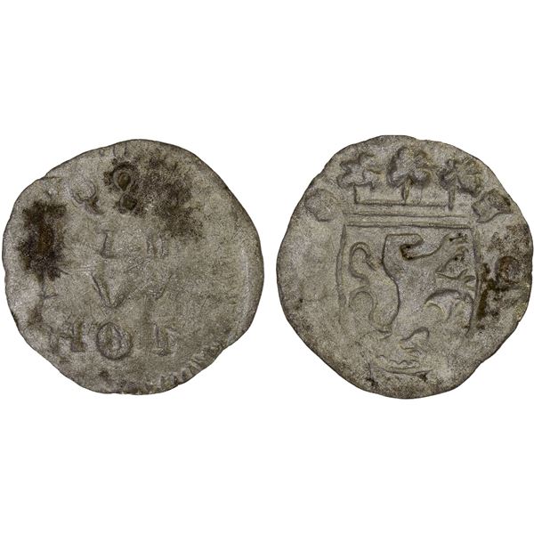 INDONESIA: BANJARMASIN: AR 2 stuiver (1.06g), F-VF