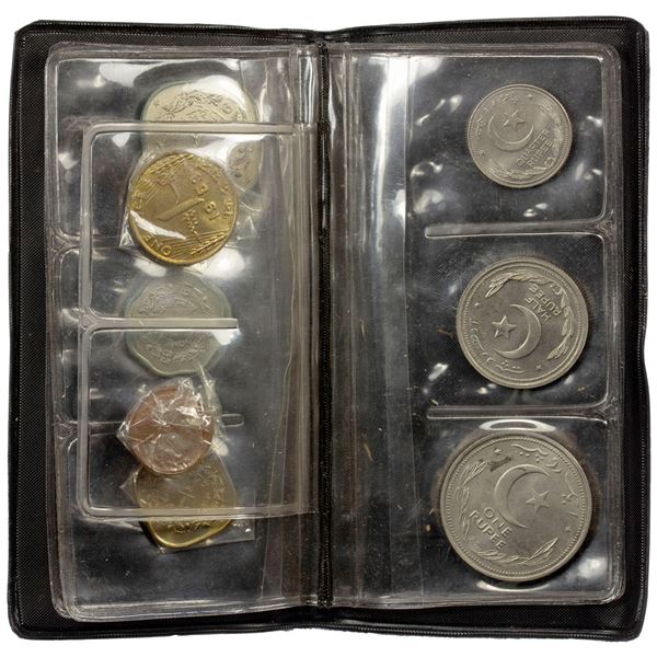 PAKISTAN: Islamic Republic, 8-coin mint set, 1948/51/53