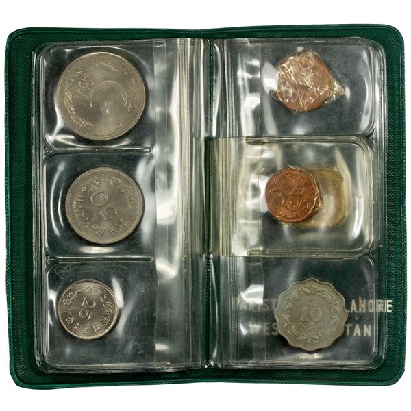 PAKISTAN: Islamic Republic, 7-coin mint set, 1948/64