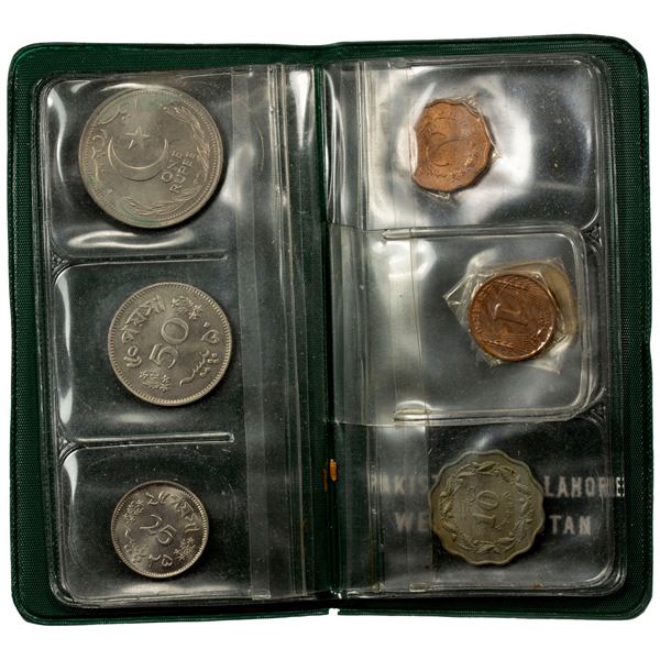 PAKISTAN: Islamic Republic, 7-coin mint set, 1948/64
