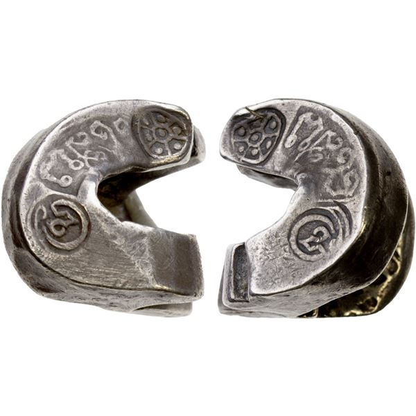 THAILAND: KINGDOMS: Lan Na, AR tamlung (61.33g), 14th-16th century, VF