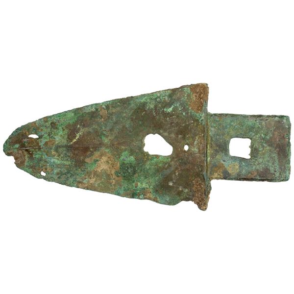 WESTERN ZHOU: AE halberd (106.51g), ca. 11th-8th century BC, Fine
