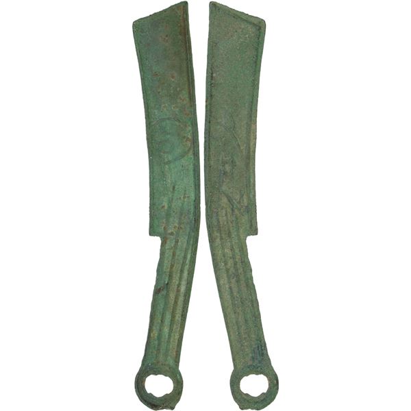 WARRING STATES: State of Yan, 400-220 BC, AE knife money