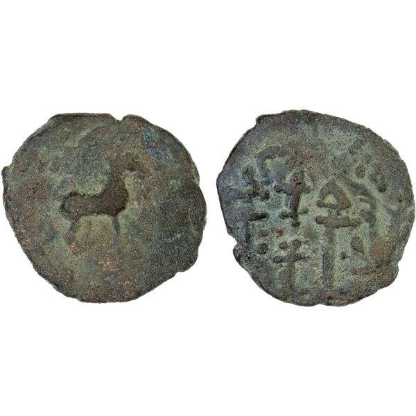 YUTIAN KINGDOM: Anonymous, AE 6 zhu (3.87g), ca. 2nd-3rd century, F-VF