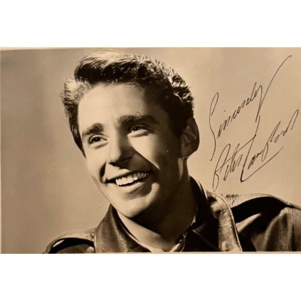 Peter Lawford facsimile signed photo. 3x5 inches