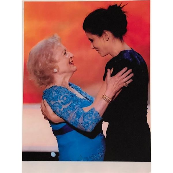 Betty White and Sandra Bullock Unsigned Photo