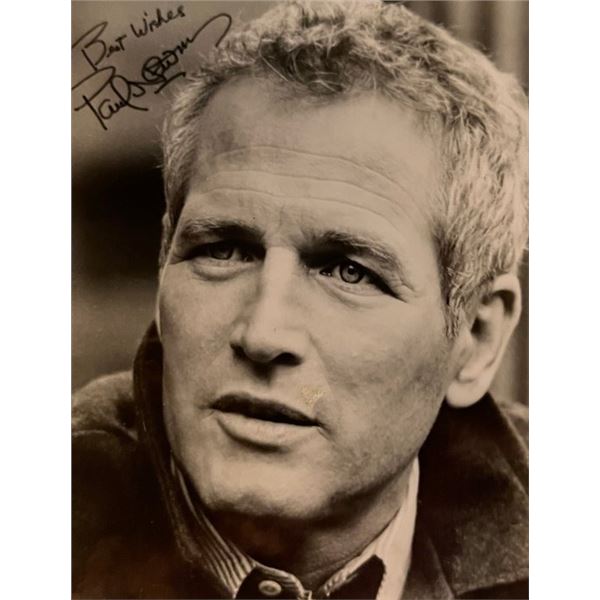 Paul Newman facsimile signed photo. 3x5 inches