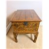 Image 1 : Rustically Carved Side Table