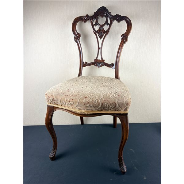 Elegantly Carved Accent Chair