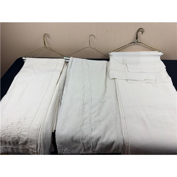 Assortment of White Linens