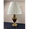 Image 1 : Table Lamp with Brass Accents