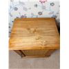 Image 2 : Wooden Wicker Storage Table