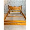 Image 2 : Rustic Wooden Queen Bed Frame